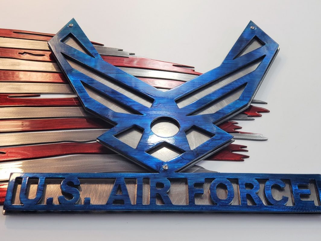 United States Air Force Metal Wall Art Logo