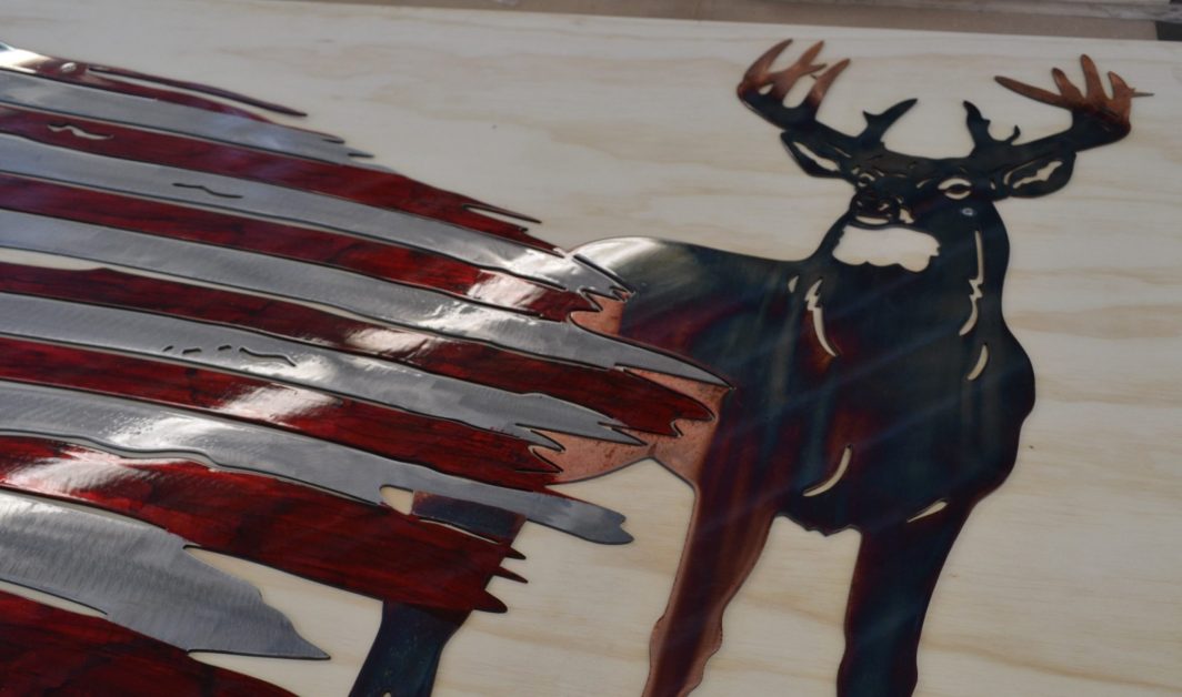 Whitetail Deer Metal Wall Art