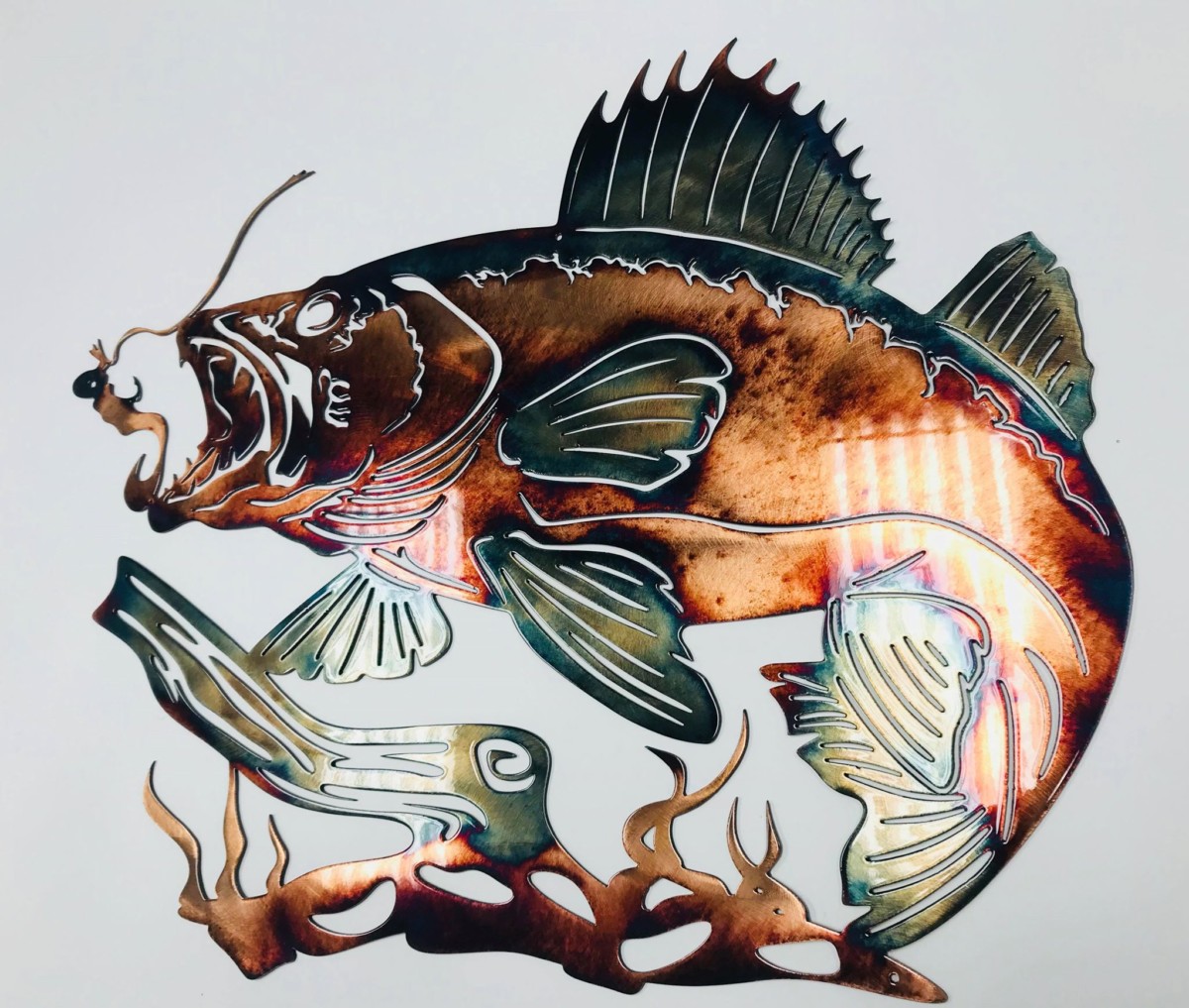 Rustic Metalz - Walleye Fish Wall Art for Fish Scene, Fisher Gift, Walleye Fishing  Room Decor, S - 7.7 x 6.2 - Gerbes Super Markets